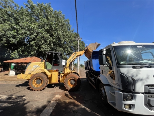 Cronograma do programa “Votu + Limpa” teve que ser alterado por conta do clima chuvoso dos últimos dias; trabalho continua (Foto: Prefeitura de Votuporanga)