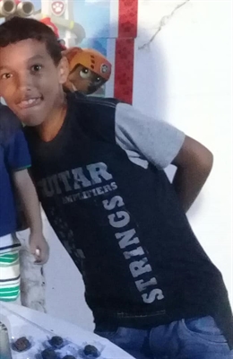 O menino Eike Diogo, de 11 anos (Foto: Reprodução)