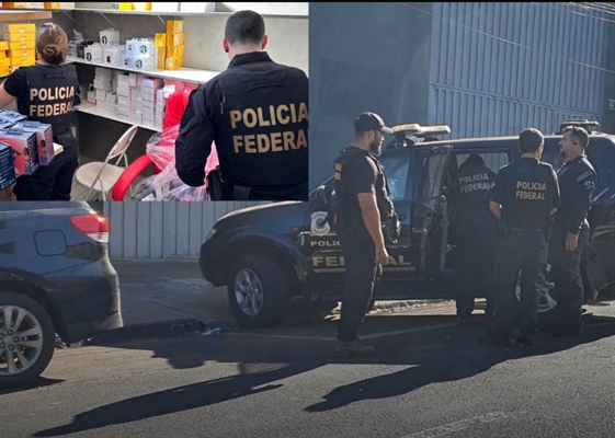 Operação da Polícia Federal foi desencadeada na manhã desta quinta-feira em Votuporanga (Foto: A Cidade)
