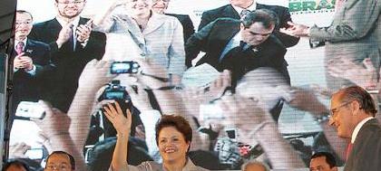 Dilma lança pedra fundamental do Estaleiro Rio Tietê