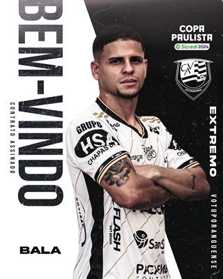  Vinícius Bala é uma das contratações da Pantera para a disputa da Copa Paulista (Foto: Rafa Bento/CAV)