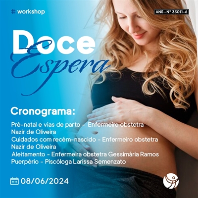 Iniciativa Doce Espera traz workshop prático no próximo dia oito para os beneficiários do SanSaúde (Foto: Divulgação)