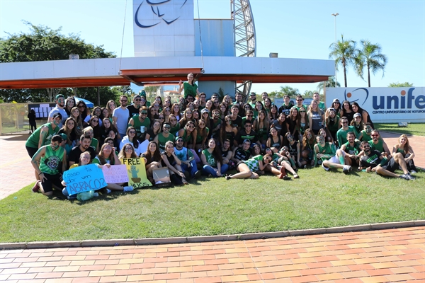 A UNIFEV realizou, na tarde desse domingo (dia 26), o seu Vestibular de Medicina, para a formação da 8ª turma da graduação (Foto:Unifev)