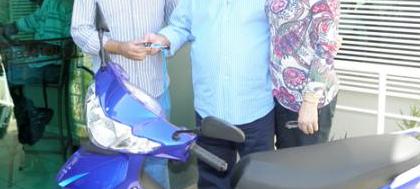 Votuporanguense doa moto à Santa Casa