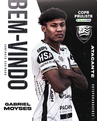 Gabriel Moysés chega para tentar ser o dono da camisa 9 da Votuporanguense  (Foto: Rafa Bento/CAV)