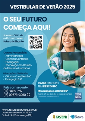 Faculdade Futura lança o Vestibular 2025
