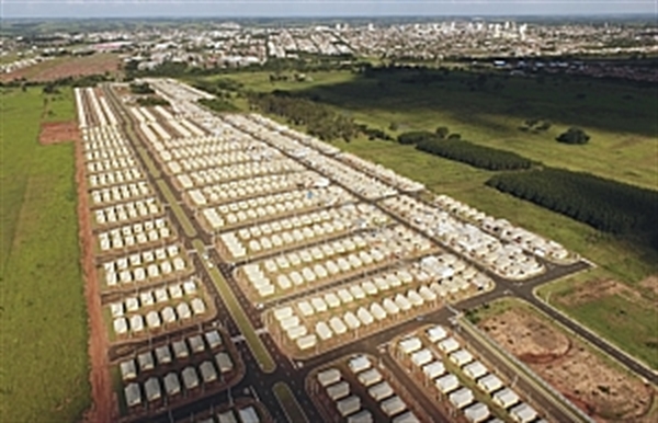 Para organizar a entrega, a Pacaembu dividiu os moradores de acordo com o módulos de construção (4, no total) (Foto: Reprodução/Saev)