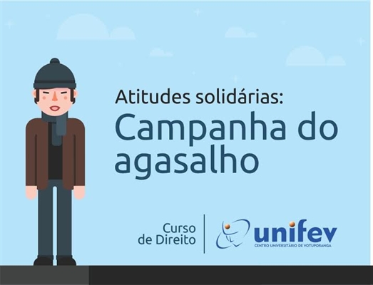 Curso de Direito da UNIFEV promove campanha do agasalho