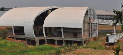Obras do Centro Cultural em fase de acabamento