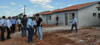 Cerca de 60% da obra das casas está executada
