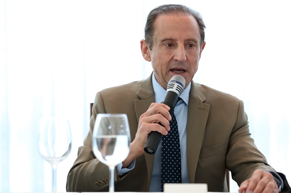 O presidente da Fiesp, Paulo Skaf, cumpre agenda em Votuporanga, com visitas programadas no Sesi e Senai (Foto: Palácio do Planalto)