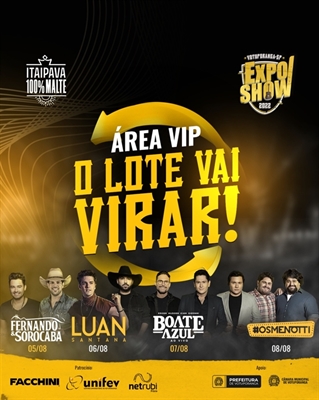  Nesse final de semana tem plantão de vendas para a Área Vip da Expo Show, que vai ter virada de lote a partir de segunda-feira (Foto: Divulgação)