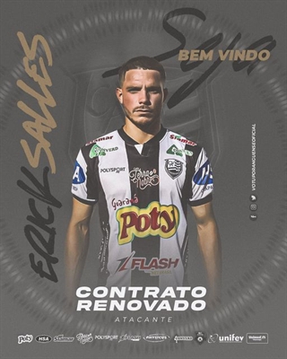 O atacante Erick Salles também está confirmado para a disputa do Campeonato Paulista da Série A3 (Foto: CAV)
