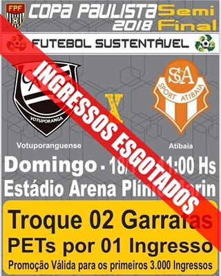 Esgotados os 3 mil ingressos do Futebol Sustentável para o jogo do CAV