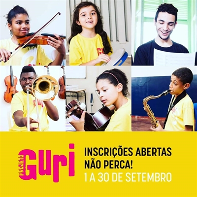 As inscrições podem ser feitas por meio do site oficial do Projeto Guri (Foto: Divulgação/Projeto Guri)