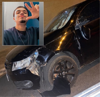 O MP determinou o arquivamento da denúncia de homicídio culposo contra o motorista que atropelo Sadraque Muni (Foto: Reprodução)