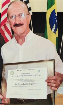 Gerson Paulino Caparroz, 90 anos (Foto: Arquivo Pessoal)