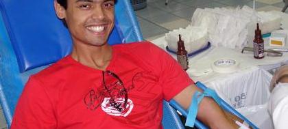 Doação de sangue será hoje no Centro Social