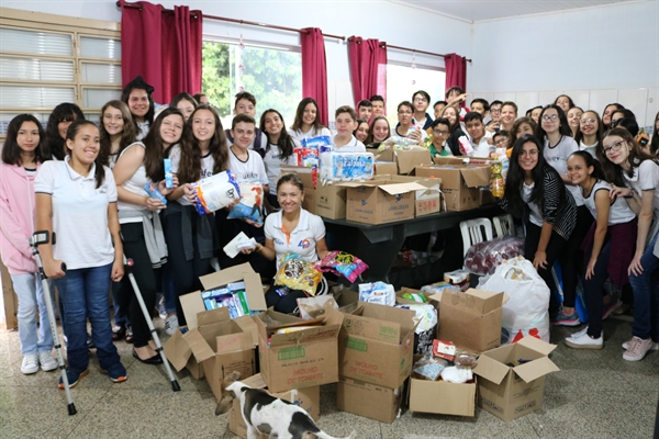 A partir dessas discussões, foi elaborada a campanha de arrecadação (Foto: Divulgação/Unifev)
