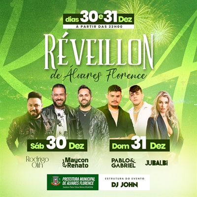 Nos dias 30 e 31 de dezembro, a partir das 22h, a celebração terá início, com uma mistura de gostos musicais (Foto: Divulgação)