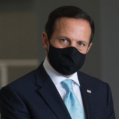 João Doria durante coletiva de imprensa (foto: Governo do Estado)