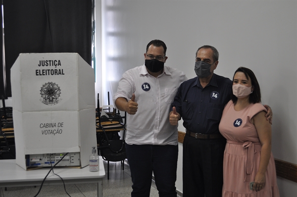 Hery Kattwinkel discursou aos correligionários e seguidores após o resultado oficial das urnas em Votuporanga (Foto: A Cidade)