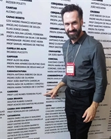 O secretário municipal da Educação, Vinicius de Campos, participou do evento na capital  (Foto: Prefeitura de Cardoso)