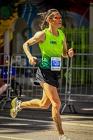 A votuporanguense Karina Franzin durante a 98ª edição da Corrida Internacional de São Silvestre  (Foto: Arquivo Pessoal)