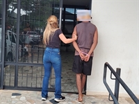 O suspeito foi detido pelos policiais e encaminhado para o sistema prisional, onde aguarda a decisão da Justiça (Foto: Divulgação)