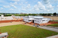 Conjunto Aquático Infantil da Unifev está em fase final de construção
