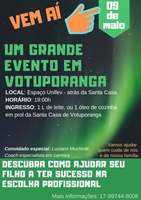 Coach discute futuro profissional em palestra em prol da Santa Casa