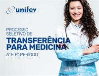 Unifev abre processo seletivo de transferência para curso de Medicina