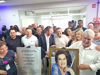 A emoção tomou conta da inauguração do Cemei “Magaly Maguollo Seba” no final da tarde de ontem (Foto: A Cidade)