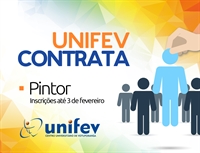 Unifev abre vaga para a contratação de pintor