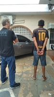  A prisão ocorreu no início da tarde desta quarta-feira (14), no Loteamento São Vicente de Paulo (Foto: Divulgação/Polícia Civil)