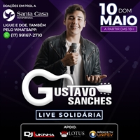 Gustavo Sanches faz live para Santa Casa neste domingo
