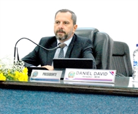 Daniel David fez um balanço positivo do primeiro semestre da Câmara de Votuporanga  (Foto: A Cidade)
