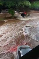 A reclamação de inundações no local já é frequente e a grande quantidade de chuva que caiu evidenciou mais uma vez o problema (Foto: Divulgação)