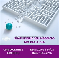 O Sebrae-SP abriu inscrições para o curso gratuito Simplifique sua Empresa no Dia a Dia (Foto: Sebrae-SP)