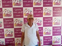 O ex-vereador, José Pedro Emídio de Souza, mais conhecido como "Jacaré", passou pelo A Cidade para falar do lançamento (Foto: A Cidade)