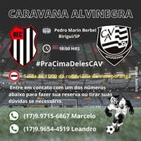 A caravana da TOV (Torcida Organizada Votuporanguense) está com presença confirmada para a partida de domingo (Imagem: Divulgação)