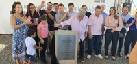 Convidados também visitaram as obras e puderam ver como serão as casas do novo bairro Planejado de Votuporanga (Foto: A Cidade)