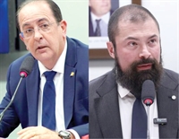 Os deputados da região Luiz Carlos Motta e Paulo Bilynskyj assinaram o requerimento de urgência do projeto de anistia aos presos de 8 de janeiro (Foto: Redes sociais)