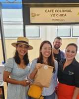 O Café Colonial Vó Chica esteve no Festival Gastronômico Sabor de São Paulo  (Foto: Prefeitura de Monções)