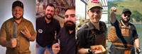 Raphael Santos, Alexandre Butarelo, Eduardo Vila, Jorge Bimbato e Pablo Tavares (Foto: Arquivo Pessoal)