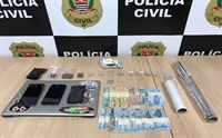 O rapaz foi autuado em flagrante por tráfico e será conduzido à Cadeia Pública de Santa Fé do Sul (Foto: Reprodução)