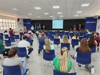 Dr. Benedito Antônio Lopes da Fonseca e Dra. Silvia Nunes Szente Fonseca compartilharam conhecimentos ontem em Votuporanga (Foto: Prefeitura de Votuporanga)