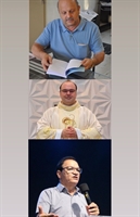O padre Roberto Bocalete, o pastor Ademar Siqueira e o líder espírita Waldenir Cuin conversaram com a reportagem do jornal A Cidade  (Foto: Arquivo Pessoal)
