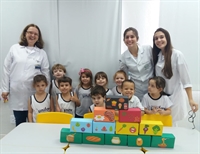 Turmas do Colégio Unifev participam de palestras sobre educação nutricional