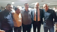 Representantes do movimento Direita Votuporanga estiveram em São José do Rio Preto, anteontem para recepcionar o filho “03” do ex-presidente Jair Bolsonaro, o deputado federal Eduardo Bolsonaro (Foto: Arquivo pessoal)